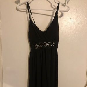 Black maxi dress